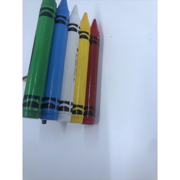 Hallmark Keepsake Ornament 1989 Crayola Bright Journey Bear Crayon 1st in Series - Picture 8 of 12